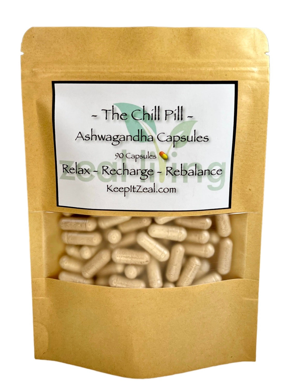 The Chill Pill Ashwagandha Capsules